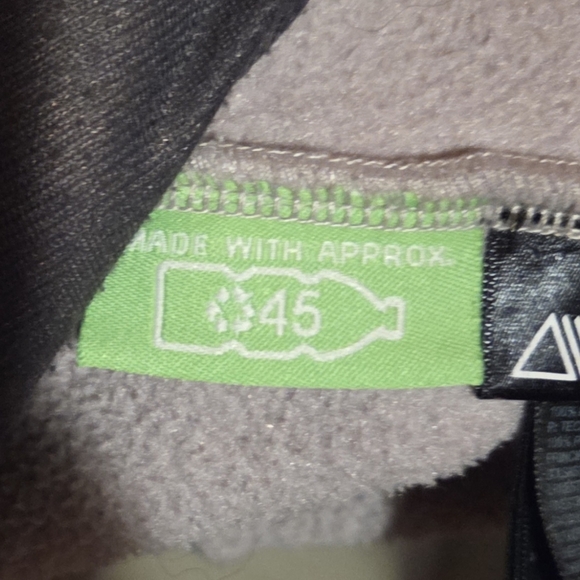 The North Face Purple & Black Aztec Polartec Full Zip Fleece Jacket Size Medium - Picture 7 of 8